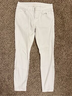 MOTHER The Looker High-Rise Glass Slipper Denim Jeans